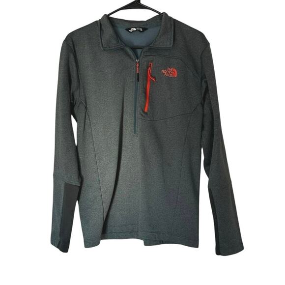 The North Face Men’s 1/2 Zip Pullover Size M Gray Lightweight Outdoor Active - Picture 1 of 9